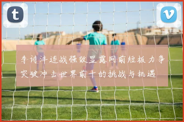 李诗沣连战强敌显露网前短板力争突破冲击世界前十的挑战与机遇