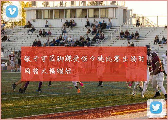张子宇因脚踝受伤今晚比赛出场时间将大幅缩短